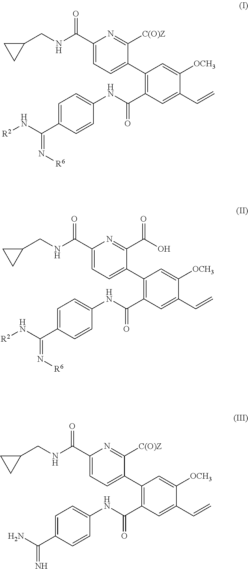 Prodrugs of kallikrein inhibitors