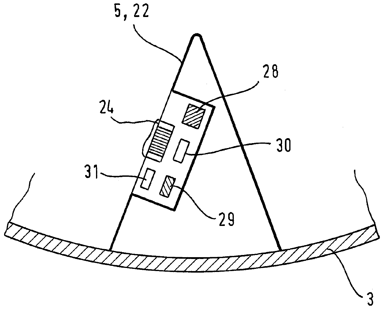 Laundry dryer with acceleration sensor and method for its operation