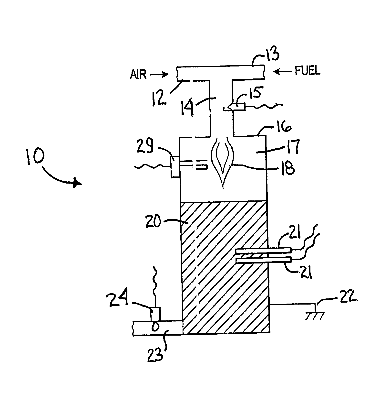 Burner Control Sensor Configuration