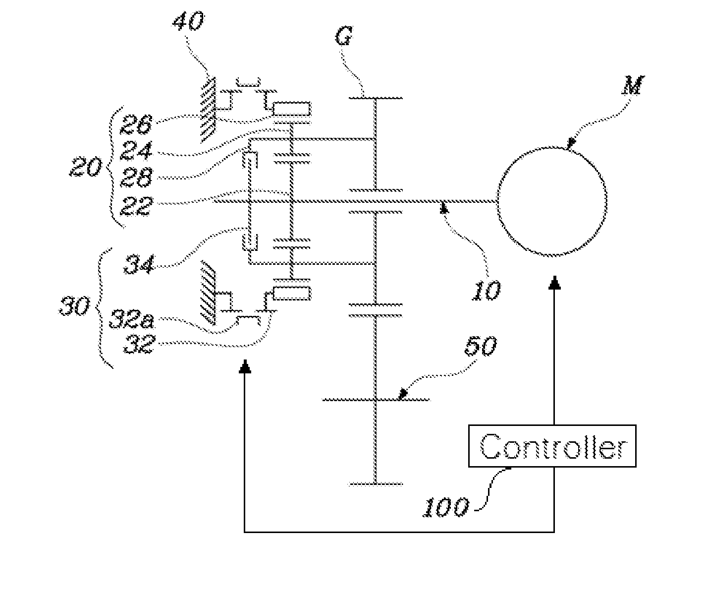 Two-speed transmission for vehicle