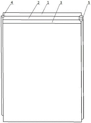 Sliding block type three-screen display equipment