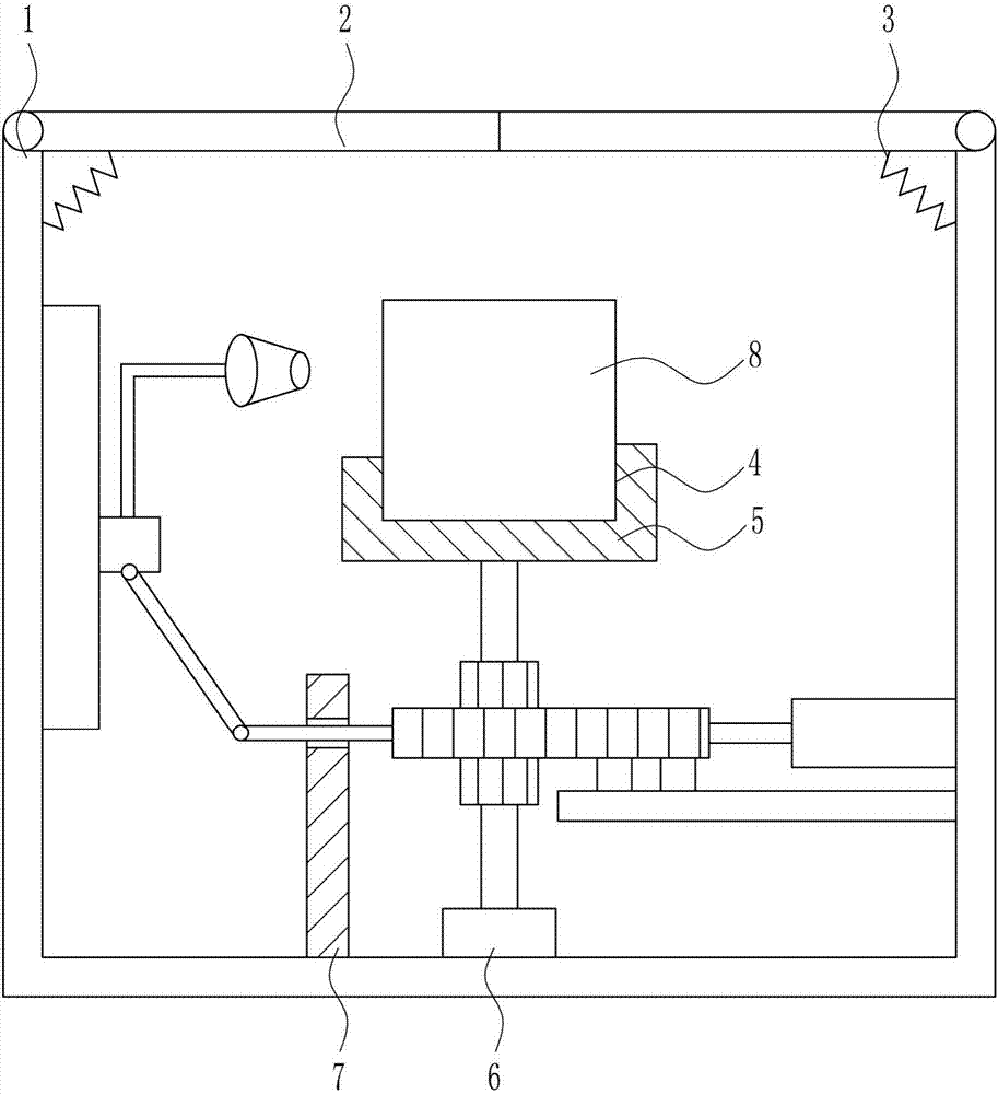 An electric-heating equipment omnidirectional heat radiation apparatus