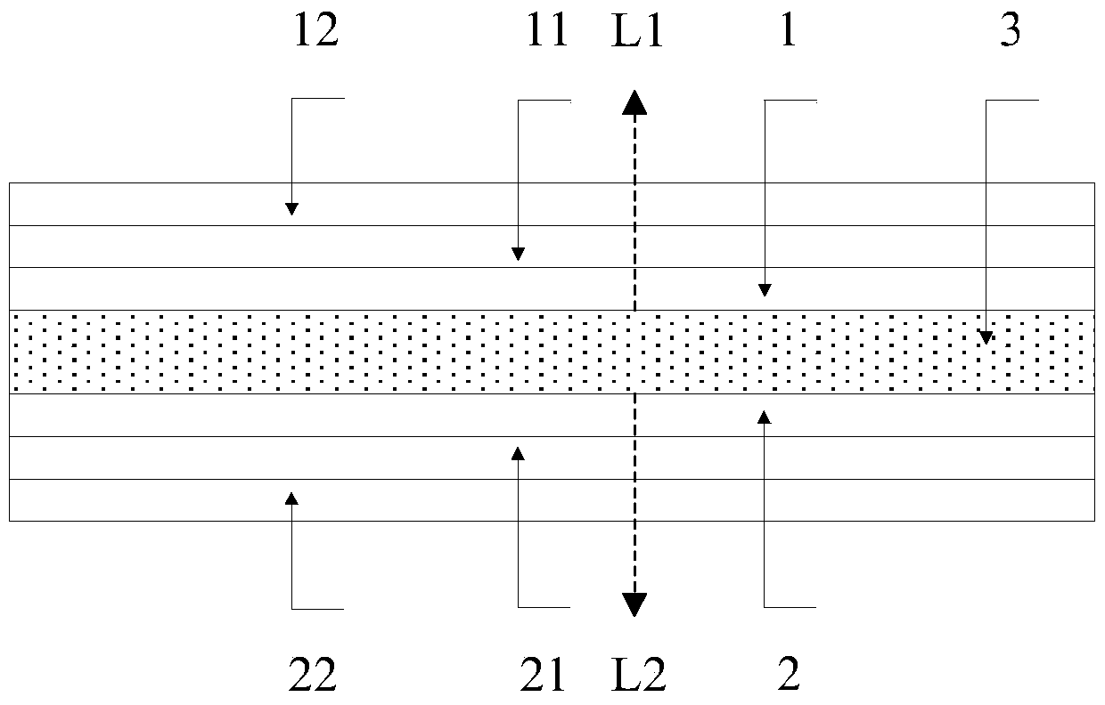 A kind of double-sided oled display panel and display device