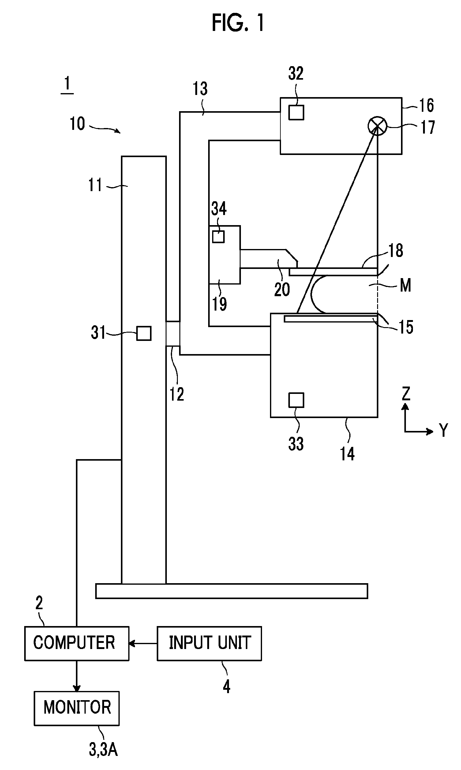 Radiological image radiographing apparatus and method