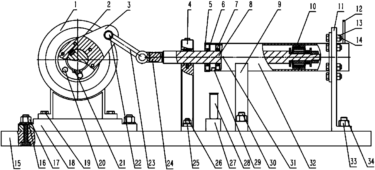 Reciprocating oil seal performance testing testbed