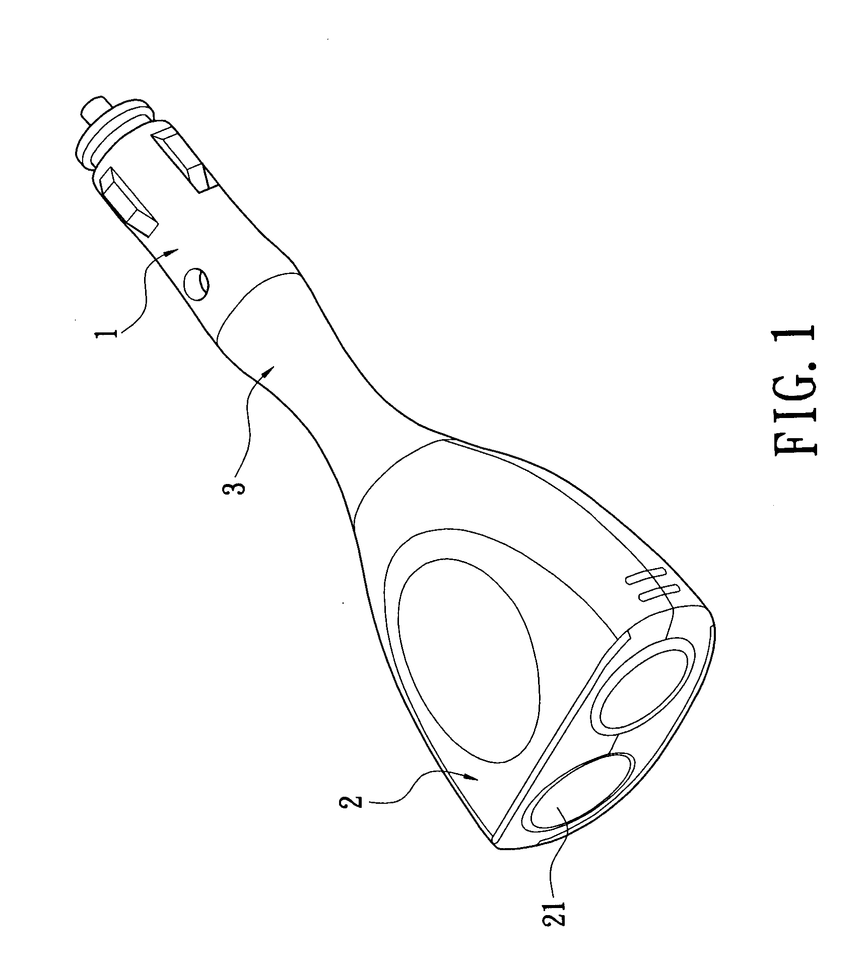 Adapter for an automobile socket