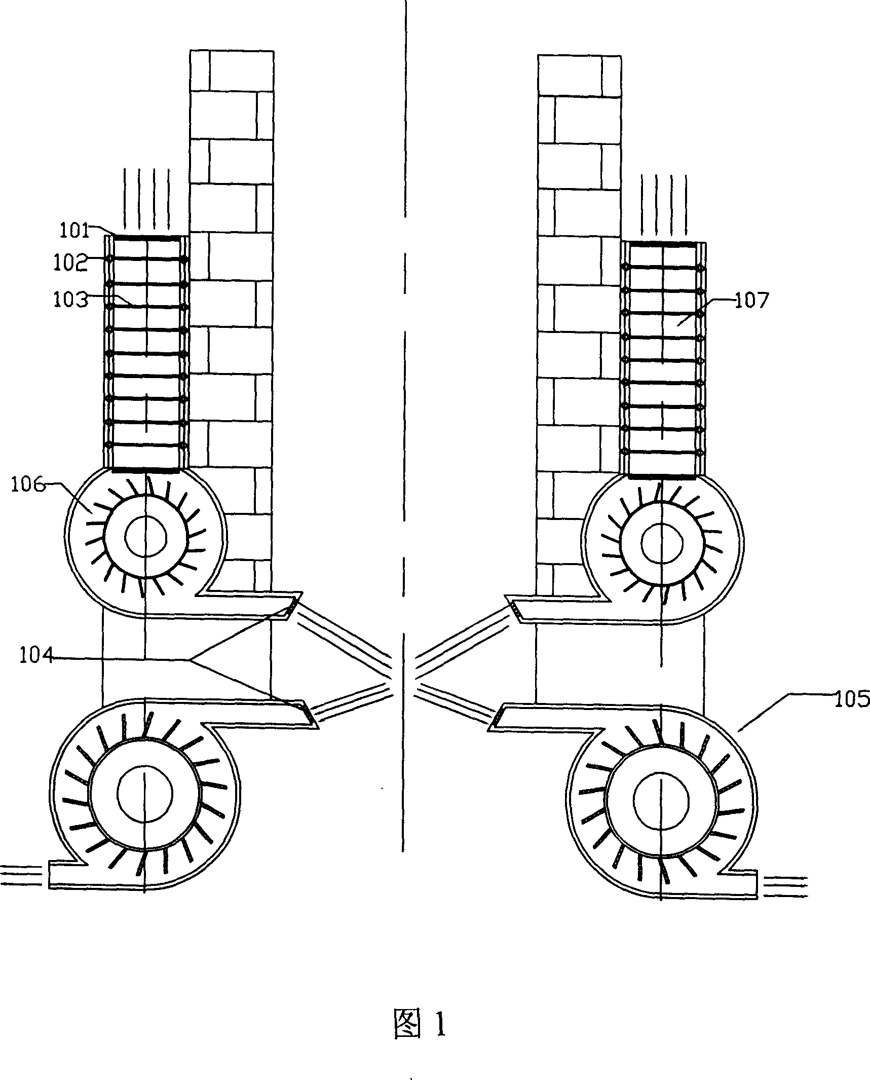 Gas hermetic apparatus and hermetic method of glass base plate annealing furnace