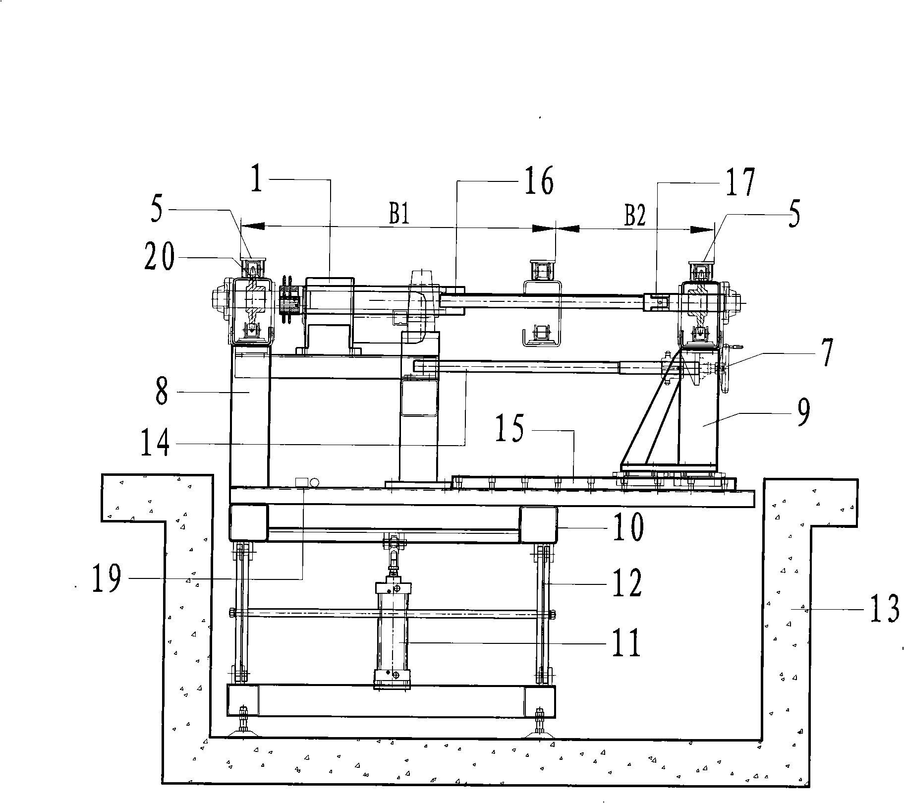 Process for producing unit plate of unit-type curtain wall and operation console thereof