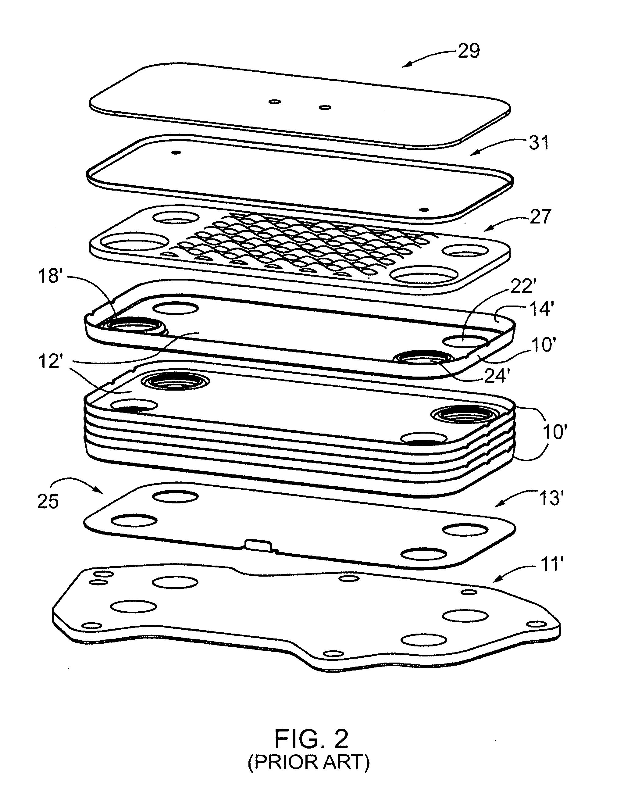 Heat Exchanger with End Plate Providing Mounting Flange