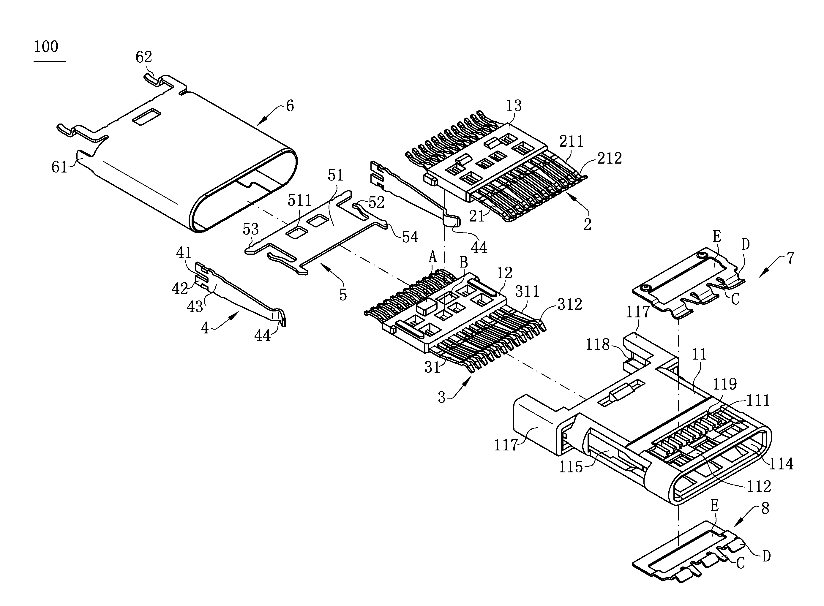 Mating connector