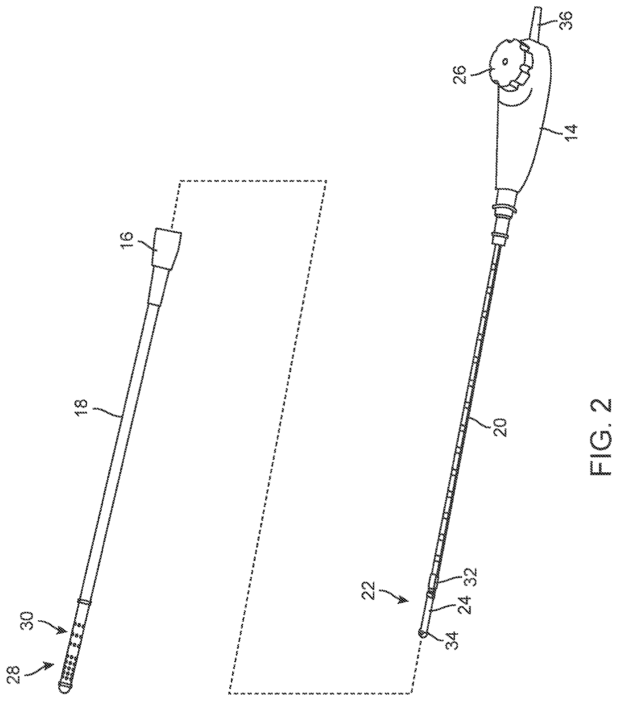 Electromagnetic sensing for use with ablation treatment