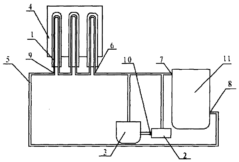 Solar steam power device