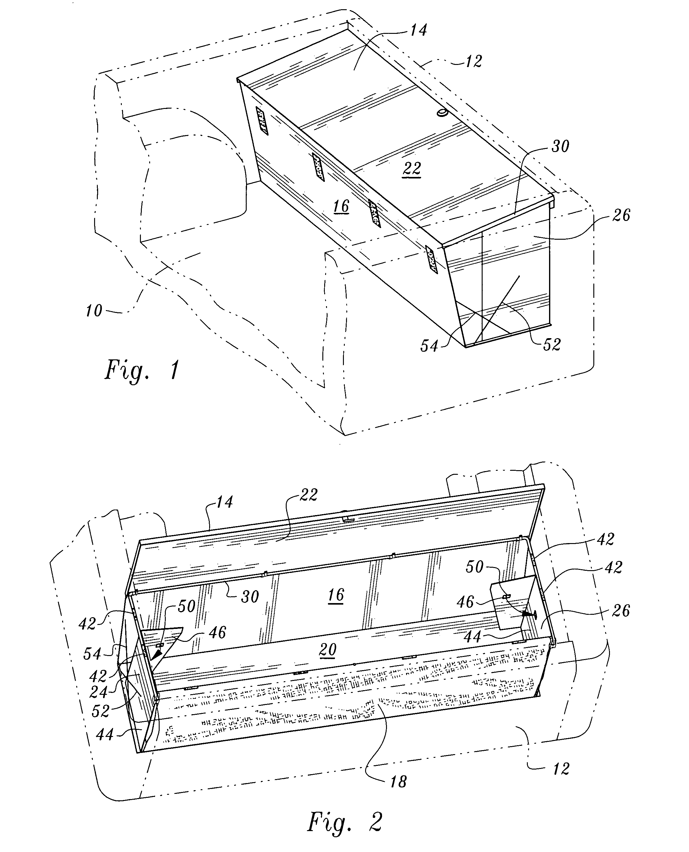 Collapsible storage container for vehicles