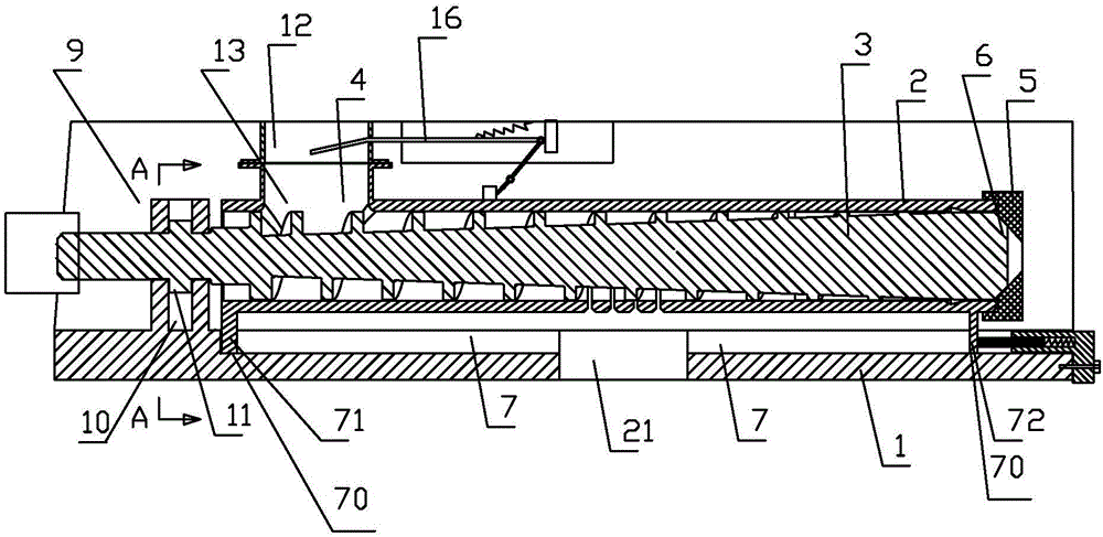 Movable type oil press mechanism