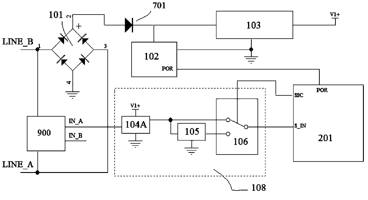 Electronic detonator control chip and processing method for correctly restoring host computer communication signal