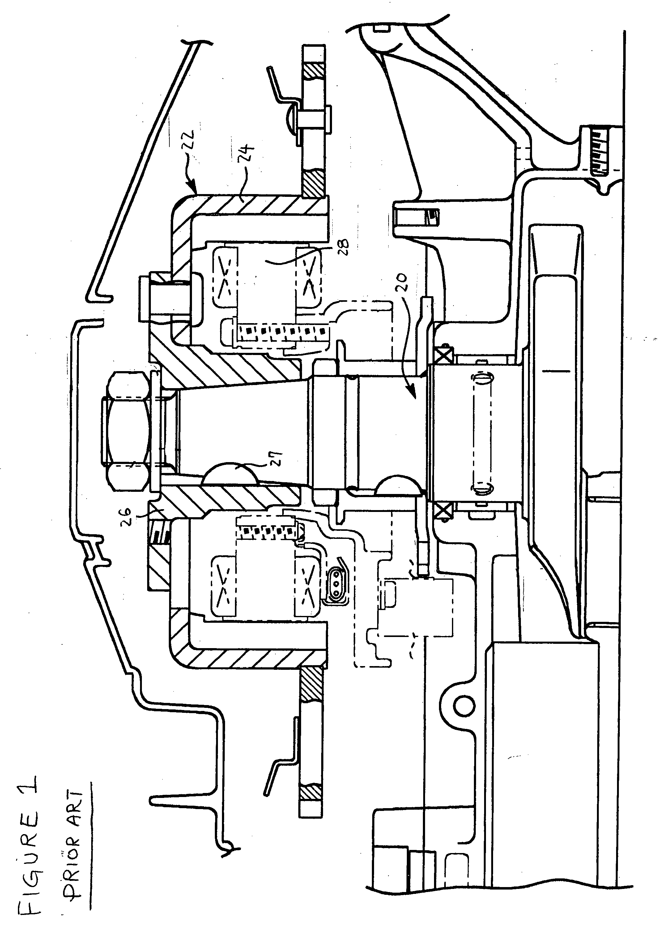 Flywheel arrangement for engine