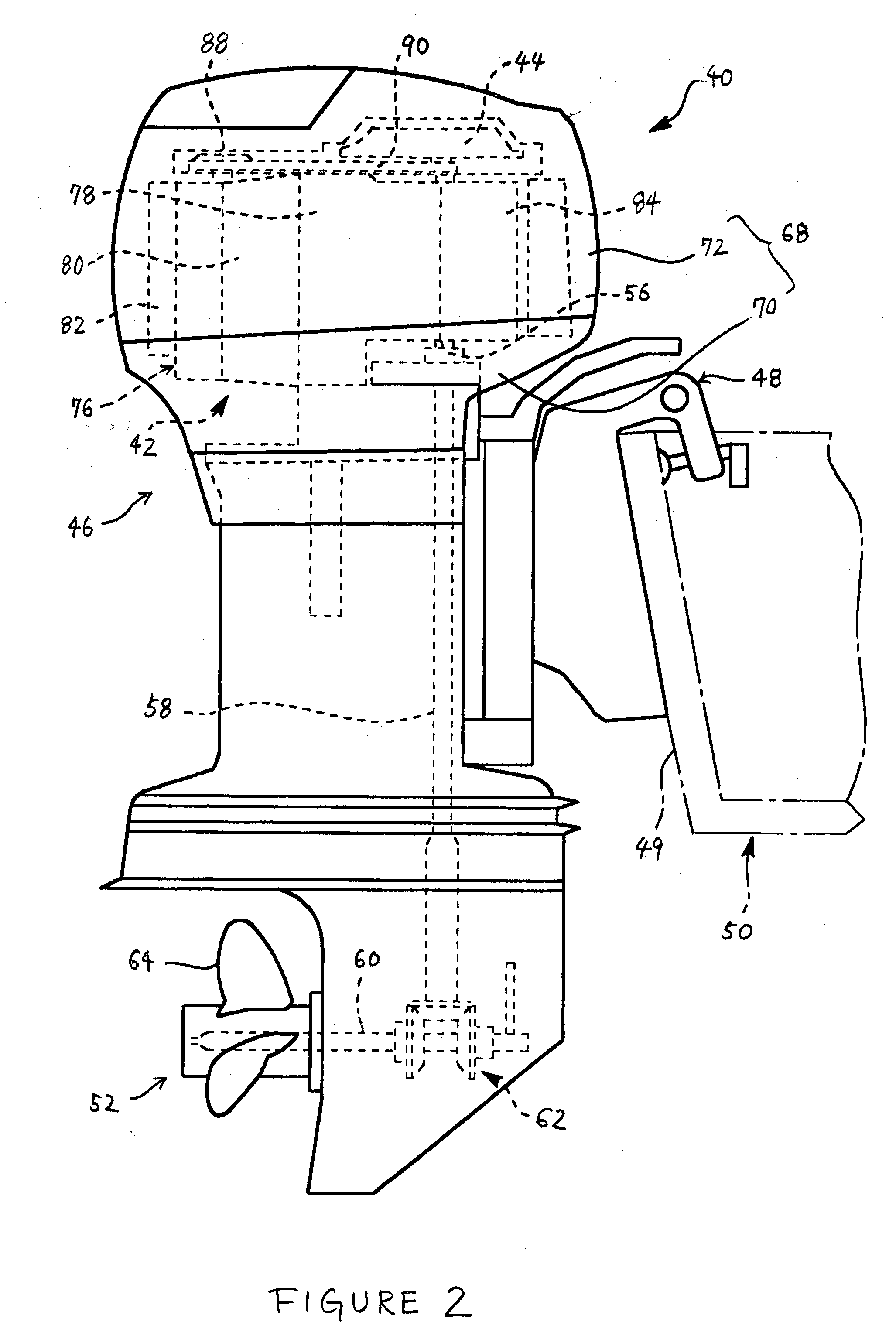 Flywheel arrangement for engine