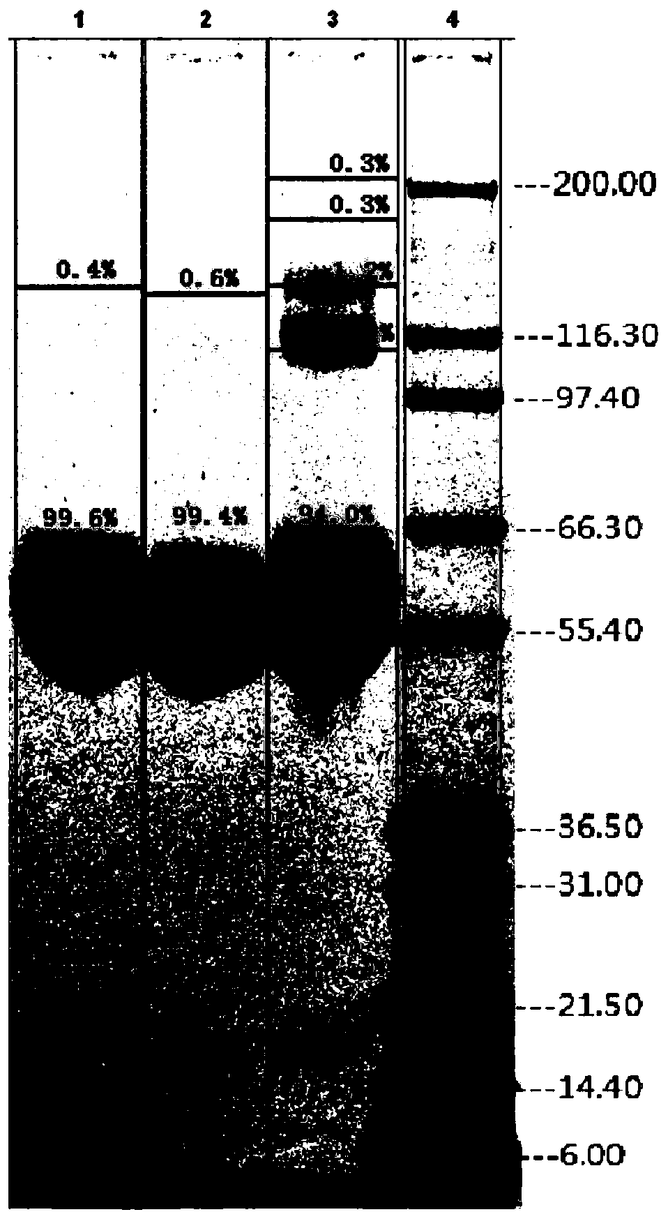 A purification method of pegylated recombinant human granulocyte stimulating factor