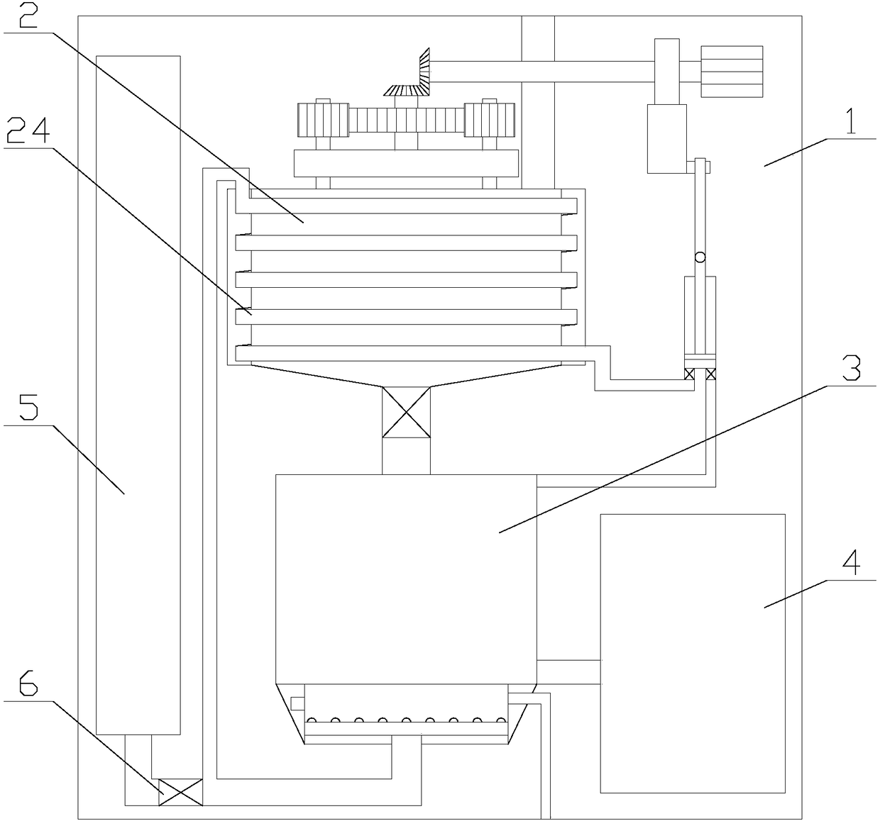 Plastic product production equipment with toxic gas eliminating and drying functions