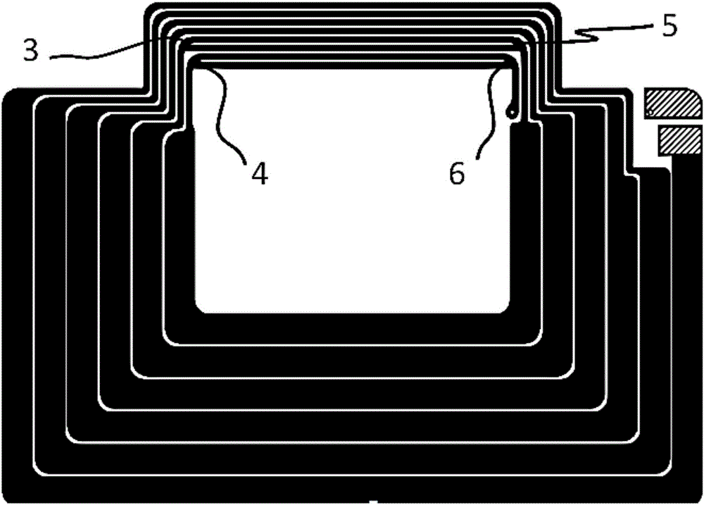 Dual-panel-parallel-routing type NFC antenna