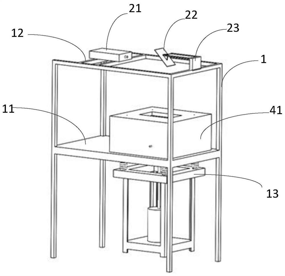 Material parameter testing method and testing device