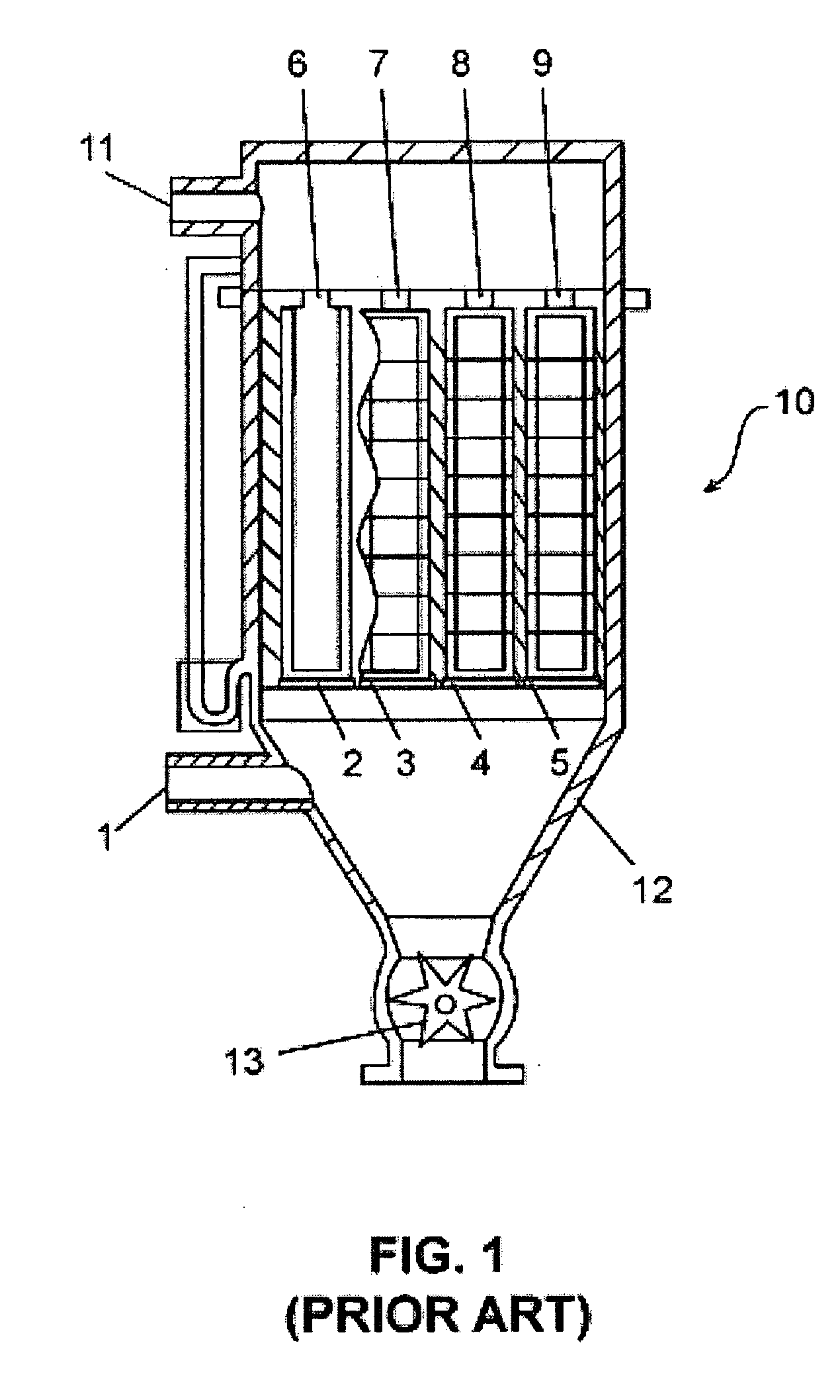 Two-piece filter bag