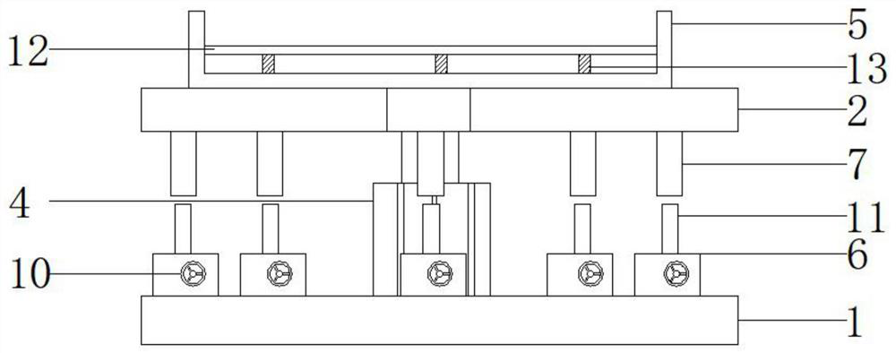 Novel corrugated steel web external prestress box girder bridge steering device