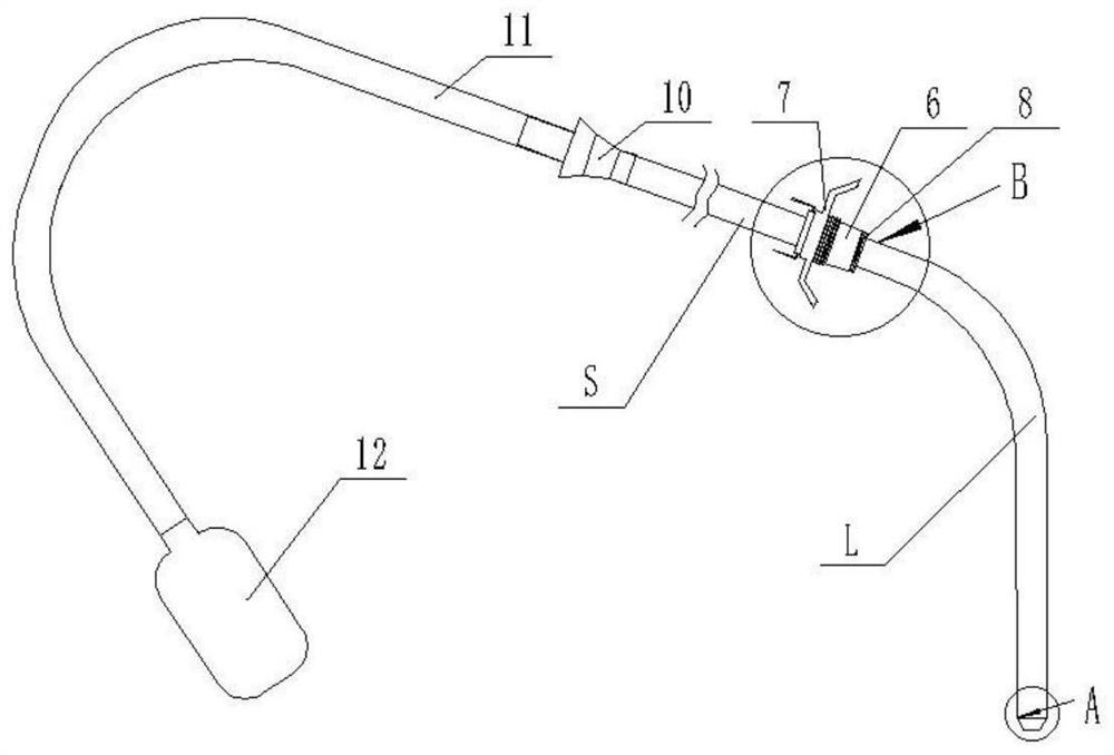 Cerebral hemorrhage puncture drainage tube