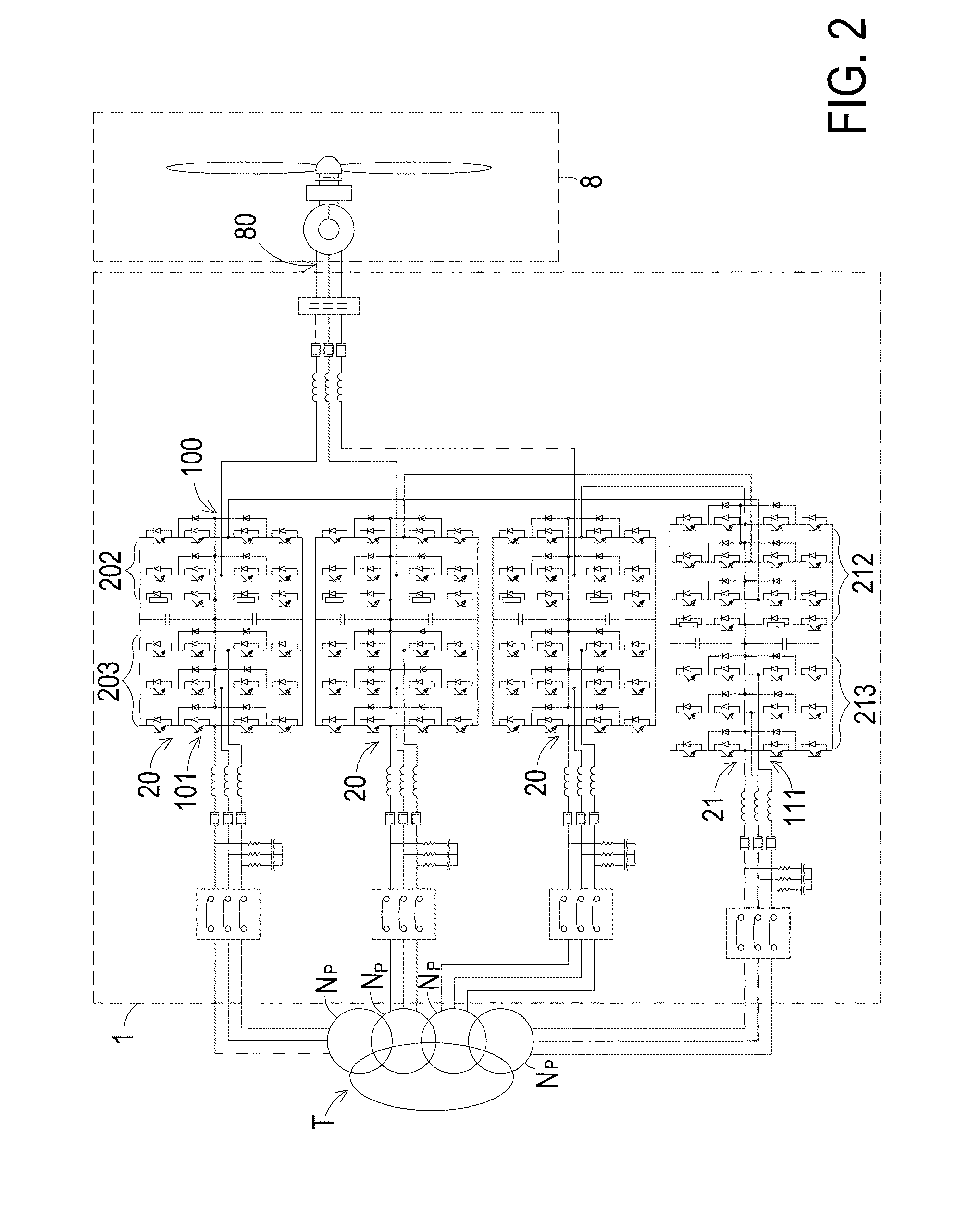 Wind power conversion system