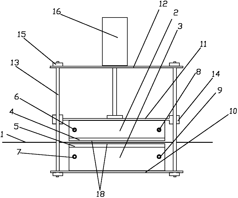 Protective plate-free steel band water-cooling quenching device