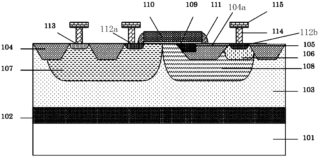 NLDMOS device and manufacture method thereof