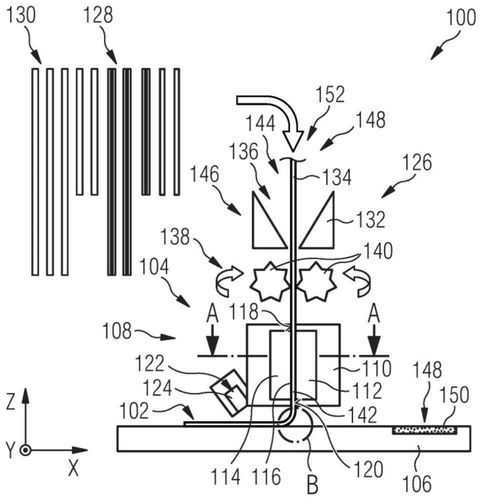 Additive manufacturing device, additive manufacturing method, profile rod and application thereof