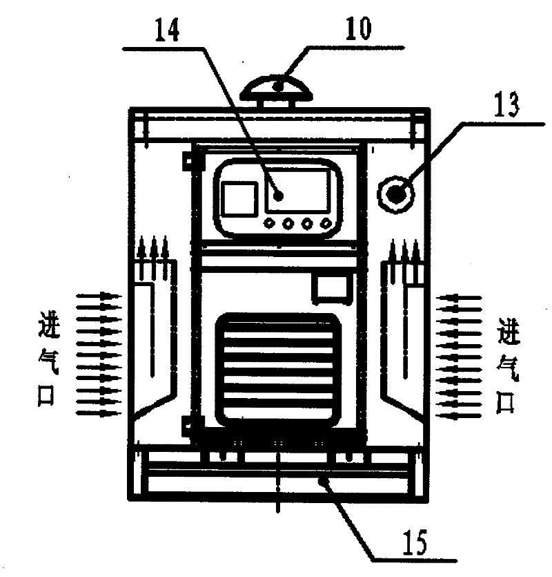 Novel energy-saving low noise diesel generator set