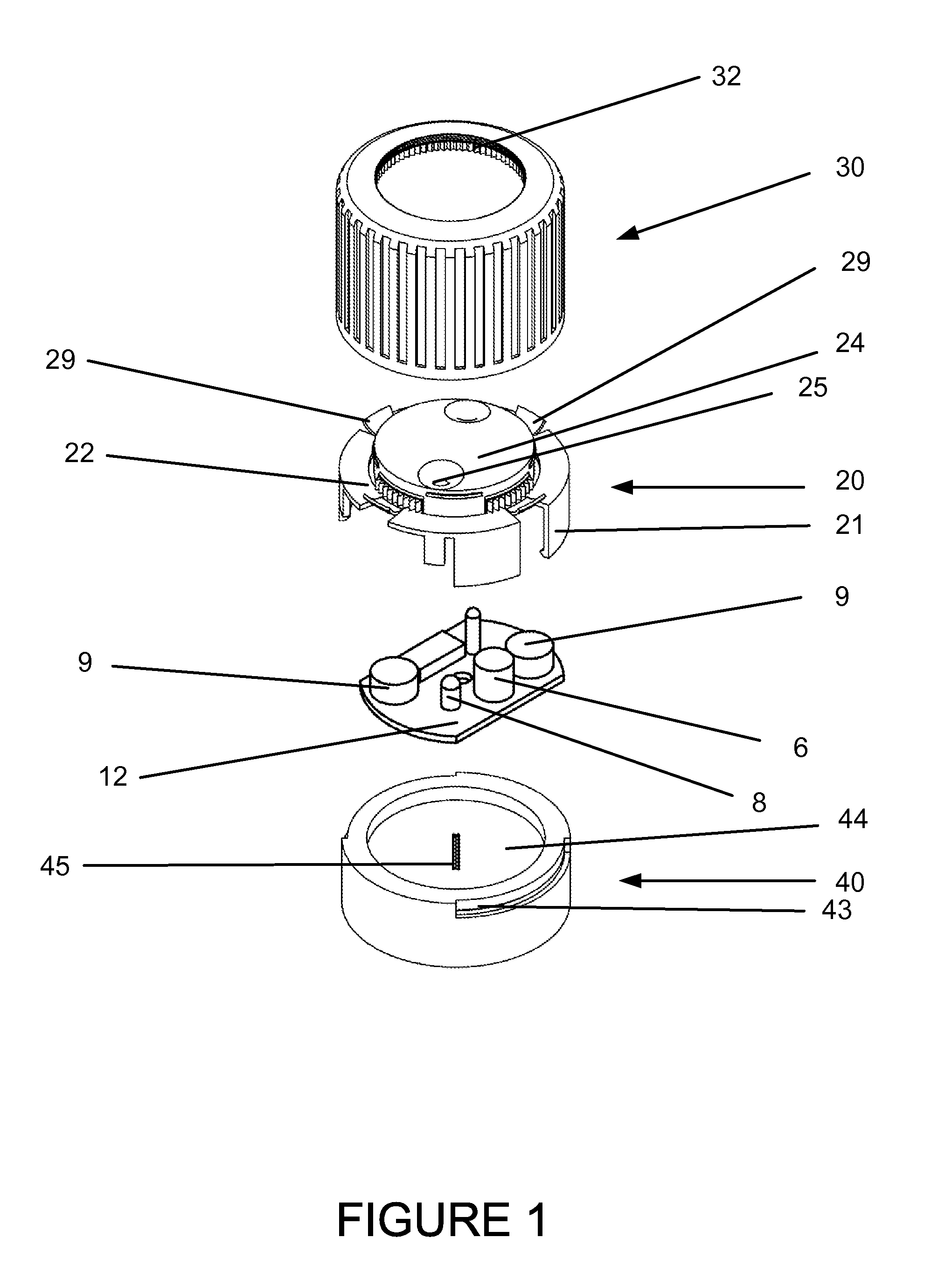 Medicine cap timing apparatus