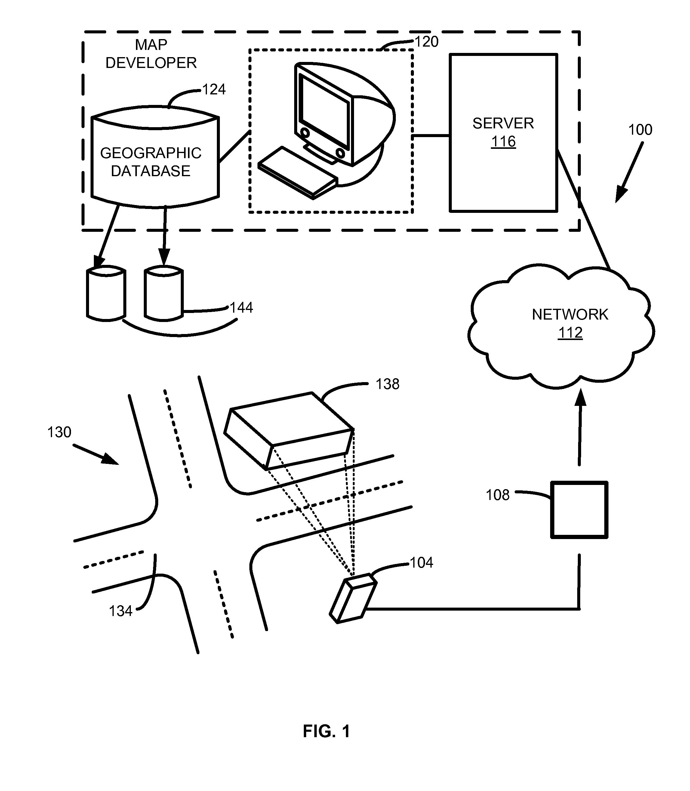 Report generation for a navigation-related database