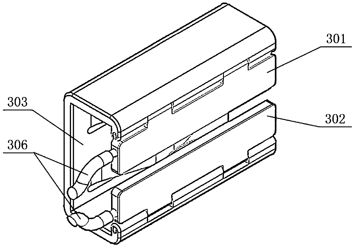 Server case and sliding type power transmission structure thereof