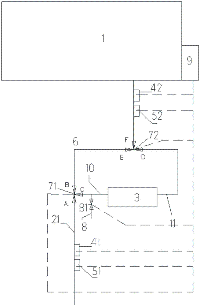 Water heater having automatic filtration core washing function, and control method thereof