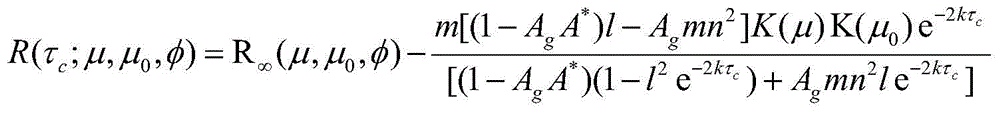 A Remote Sensing Inversion Method and System for Land Cloud Optical Depth