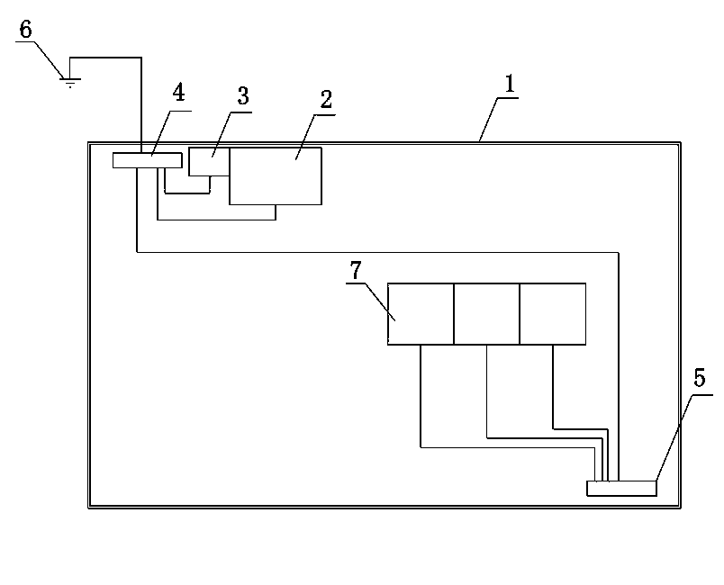 Grounding reference point optimizing and connecting method for star connection system of mobile communication base station