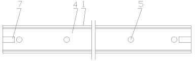 Swallowtail metal connector for detachable combined furniture