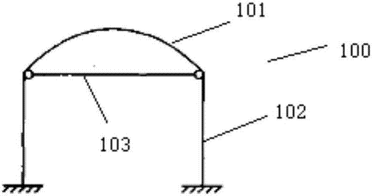 Arch bridge construction tie rod regulating system