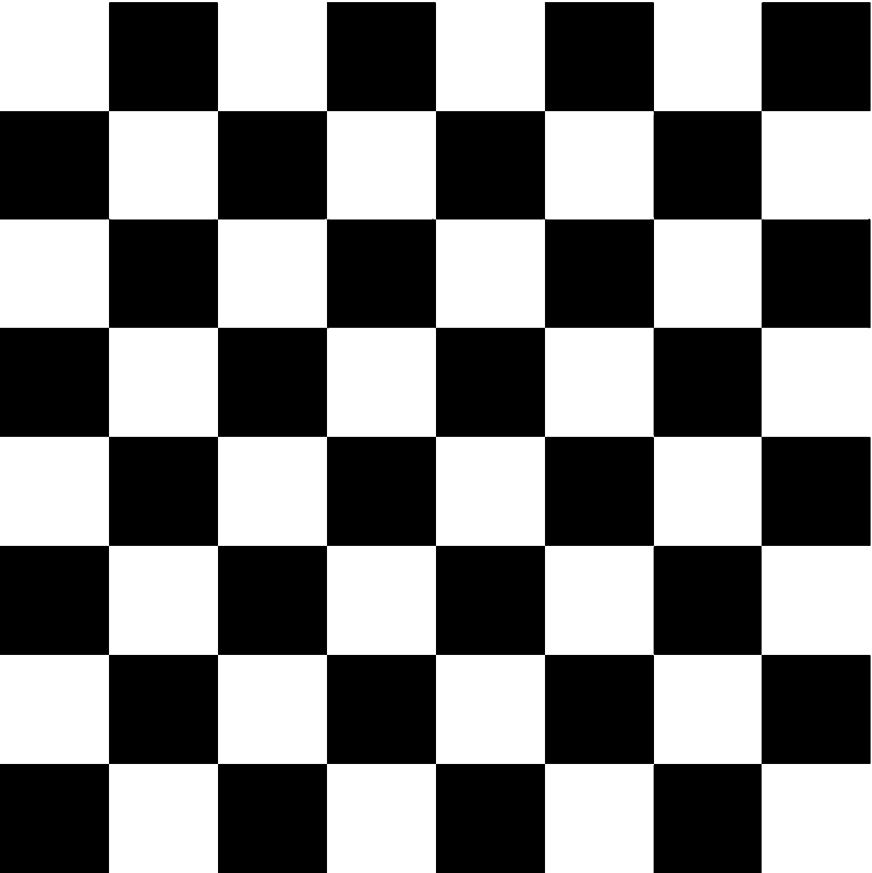 Novel camera calibration method based on two crossed straight lines