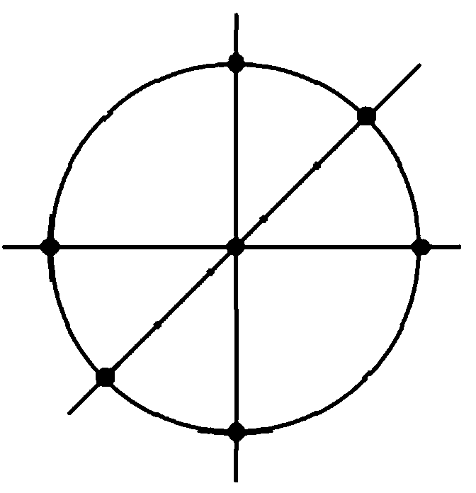 Novel camera calibration method based on two crossed straight lines