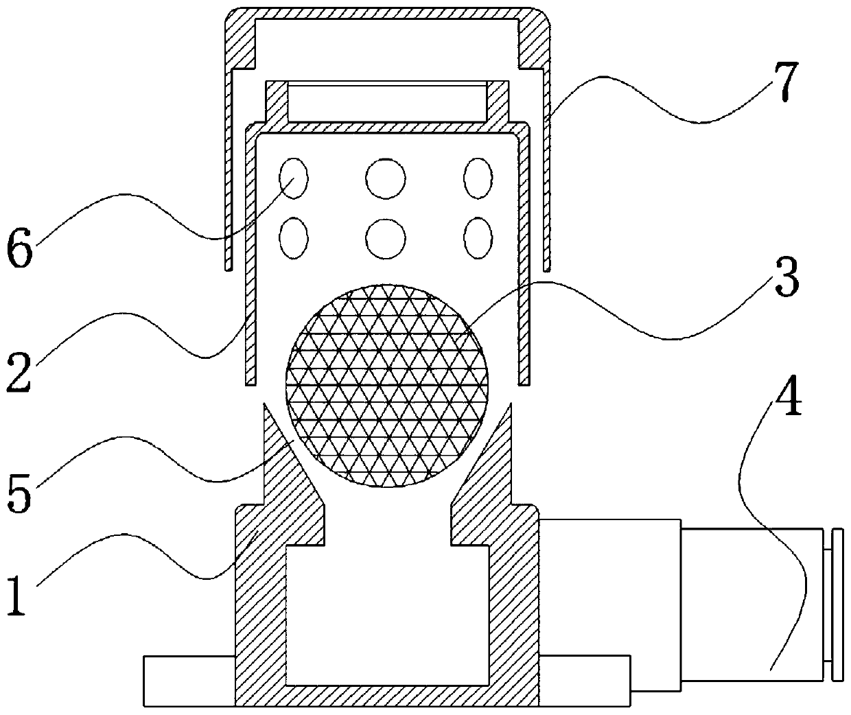 Optical cabin pressure relief device