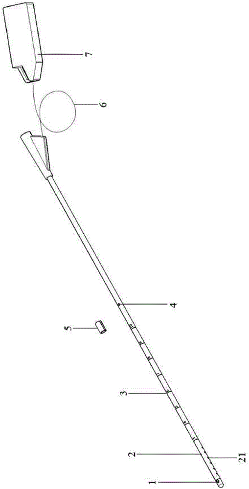 Improved external ventricular drainage tube