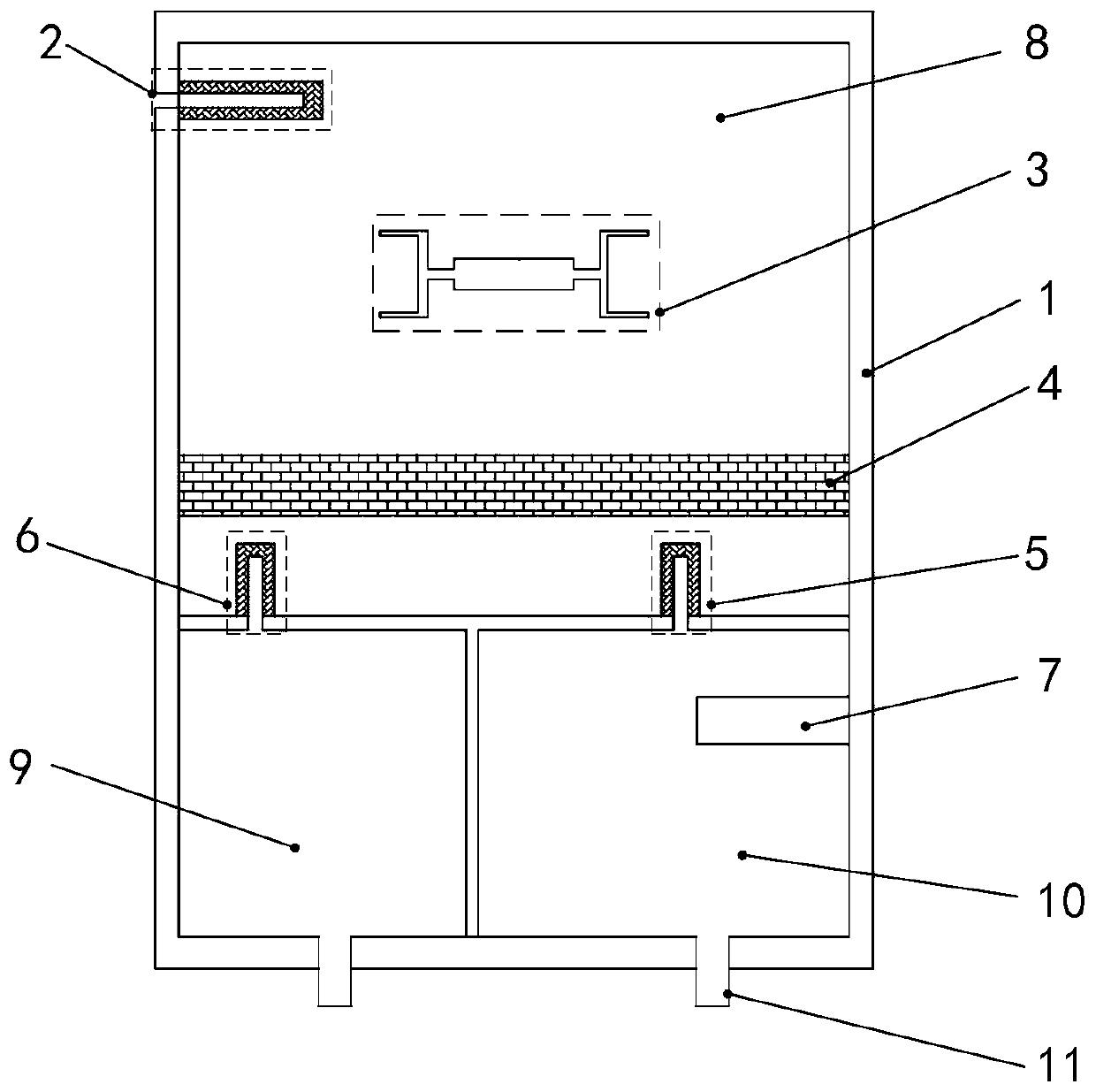 Ultrasonic direct drinking water purifier and working method thereof