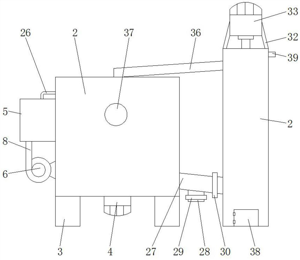 A device for removing impurities and drying rice