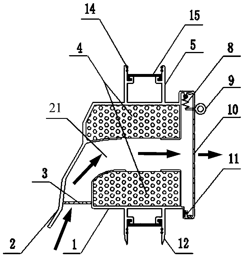 Natural ventilator and real-time indoor air quality monitoring method