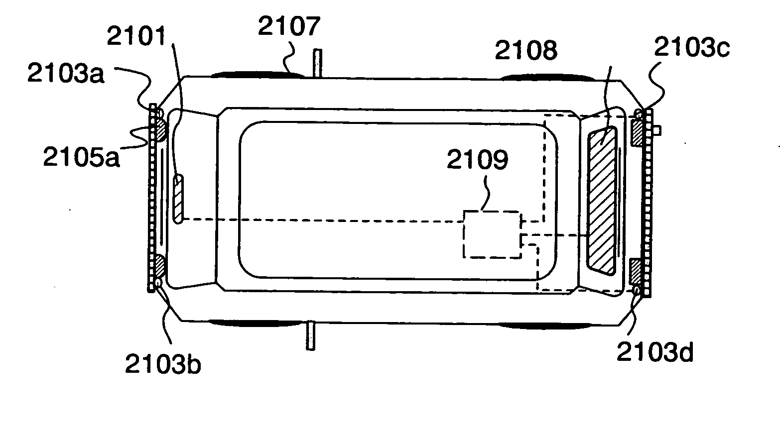 Light-emitting device including a dual emission panel