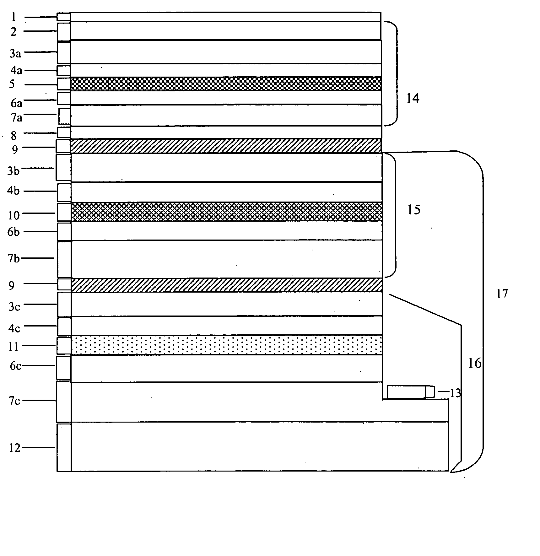 High efficiency multi-active layer tunnel regenerated white light emitting diode